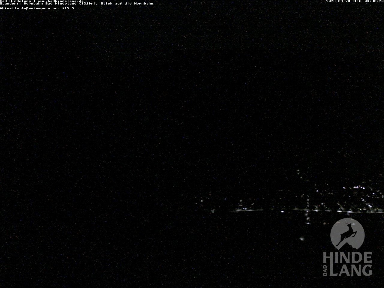 Archiv Foto Webcam Aussicht auf Bad Hindelang von der Hornbahn Bergstation