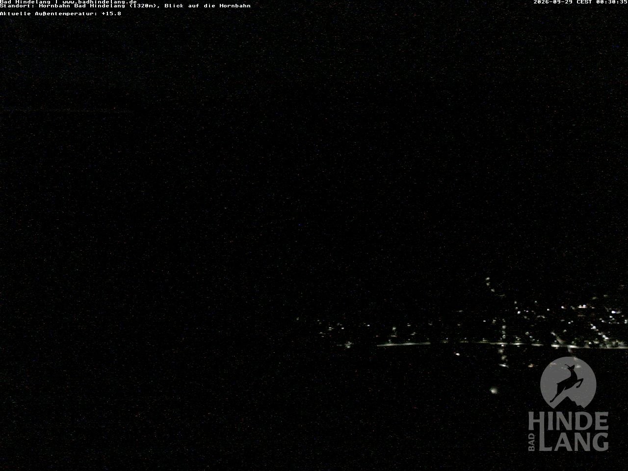 Archived image Webcam Mountain station Hornbahn