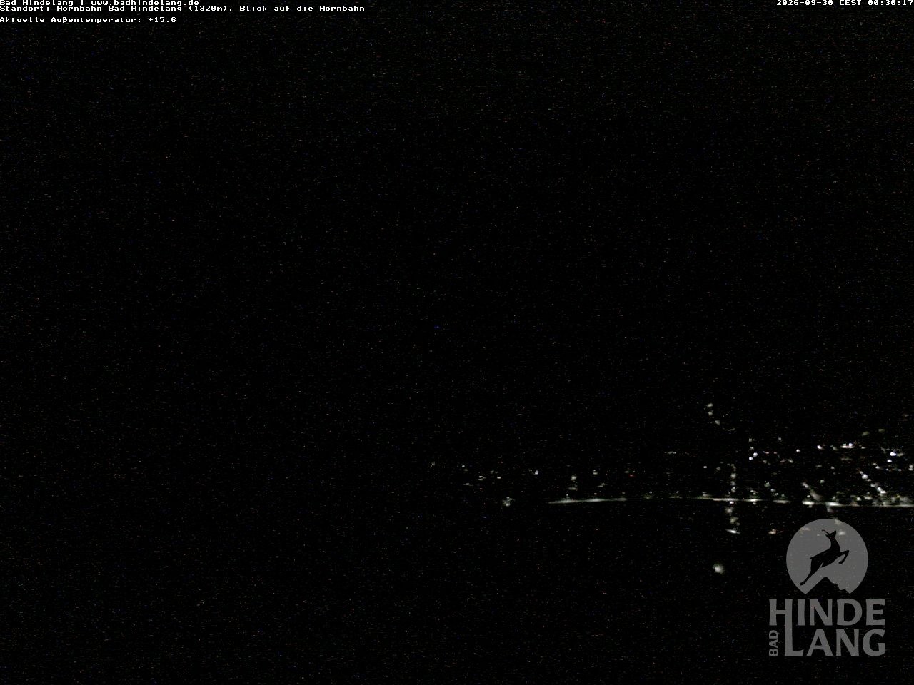 Archiv Foto Webcam Aussicht auf Bad Hindelang von der Hornbahn Bergstation