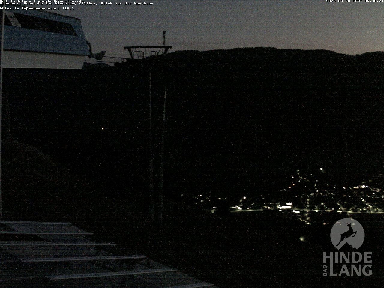Archiv Foto Webcam Aussicht auf Bad Hindelang von der Hornbahn Bergstation