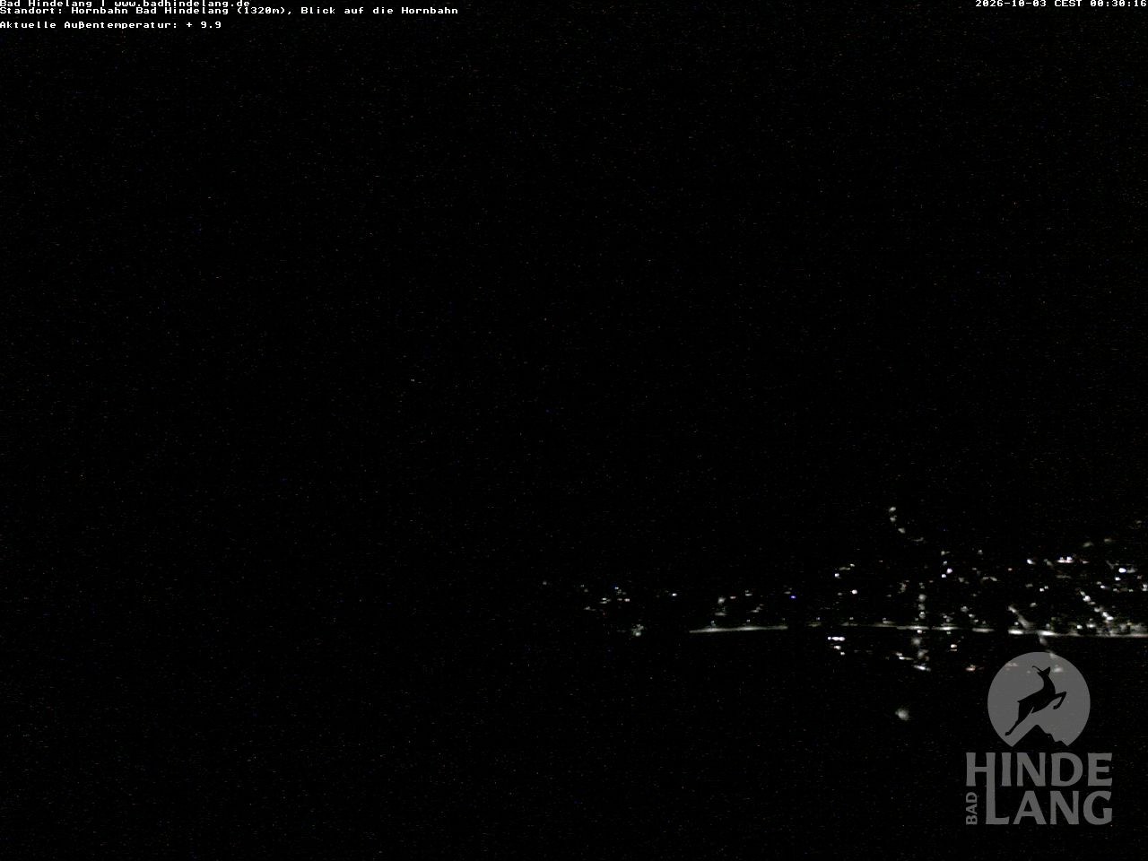 Archiv Foto Webcam Aussicht auf Bad Hindelang von der Hornbahn Bergstation