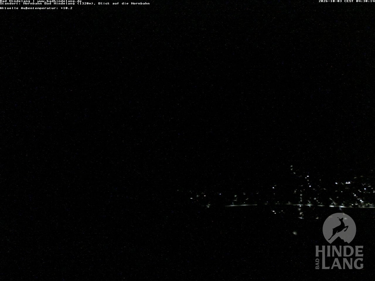 Archiv Foto Webcam Aussicht auf Bad Hindelang von der Hornbahn Bergstation