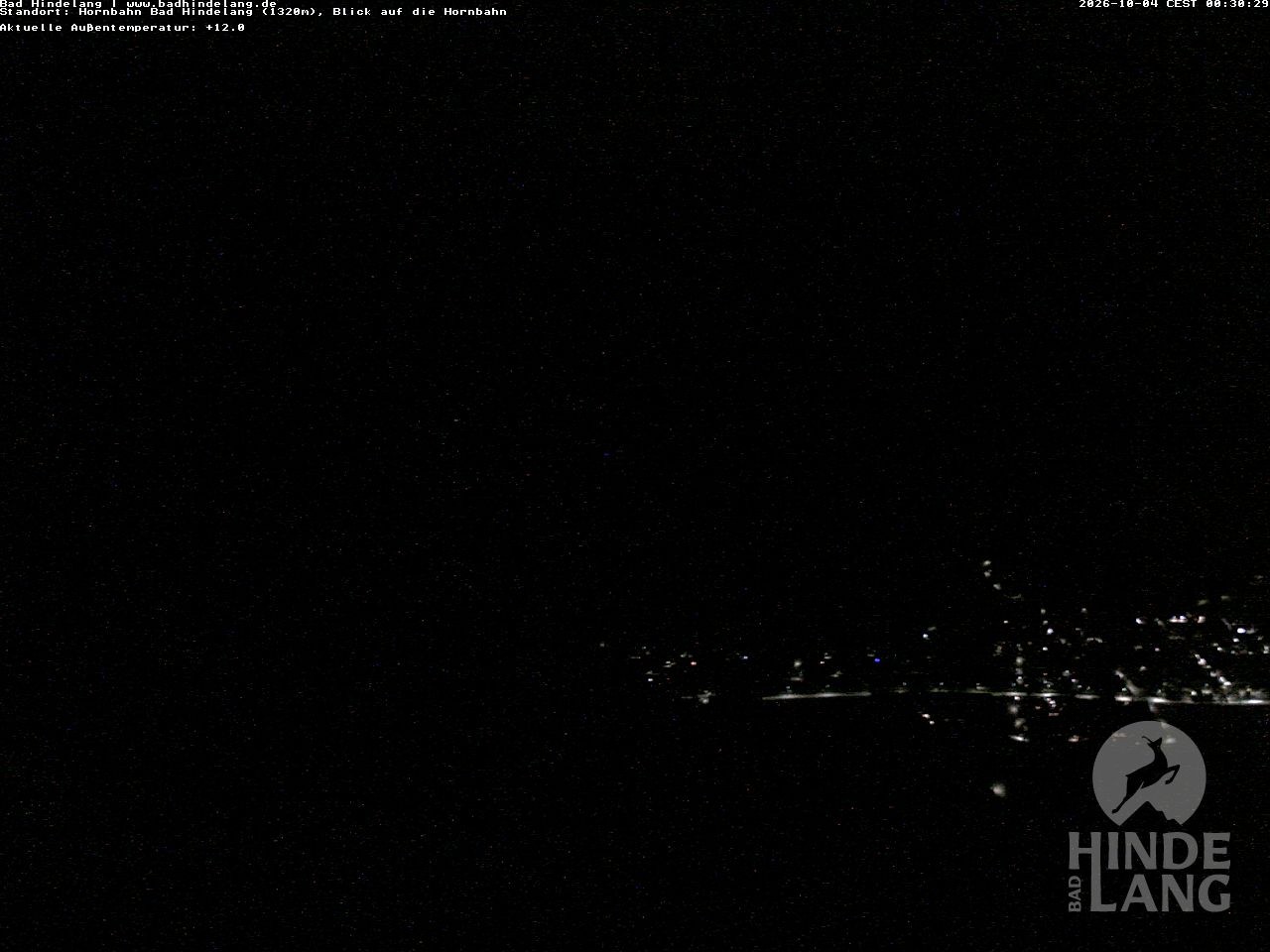 Archiv Foto Webcam Aussicht auf Bad Hindelang von der Hornbahn Bergstation