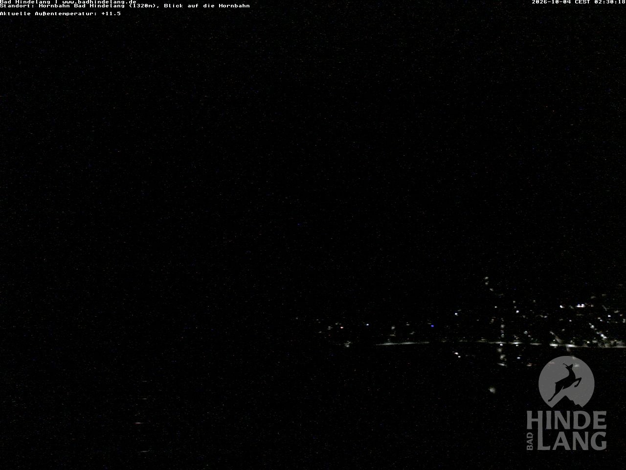 Archiv Foto Webcam Aussicht auf Bad Hindelang von der Hornbahn Bergstation