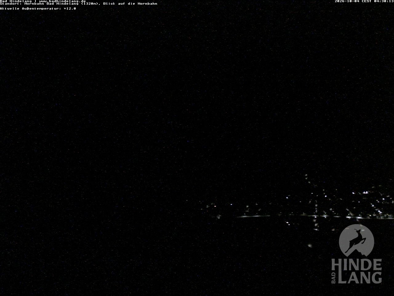 Archiv Foto Webcam Aussicht auf Bad Hindelang von der Hornbahn Bergstation