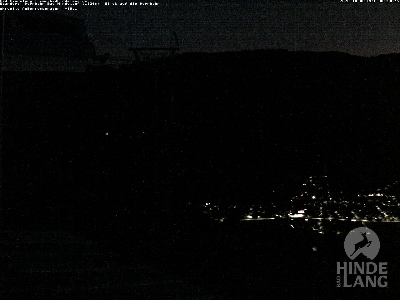 Archiv Foto Webcam Aussicht auf Bad Hindelang von der Hornbahn Bergstation