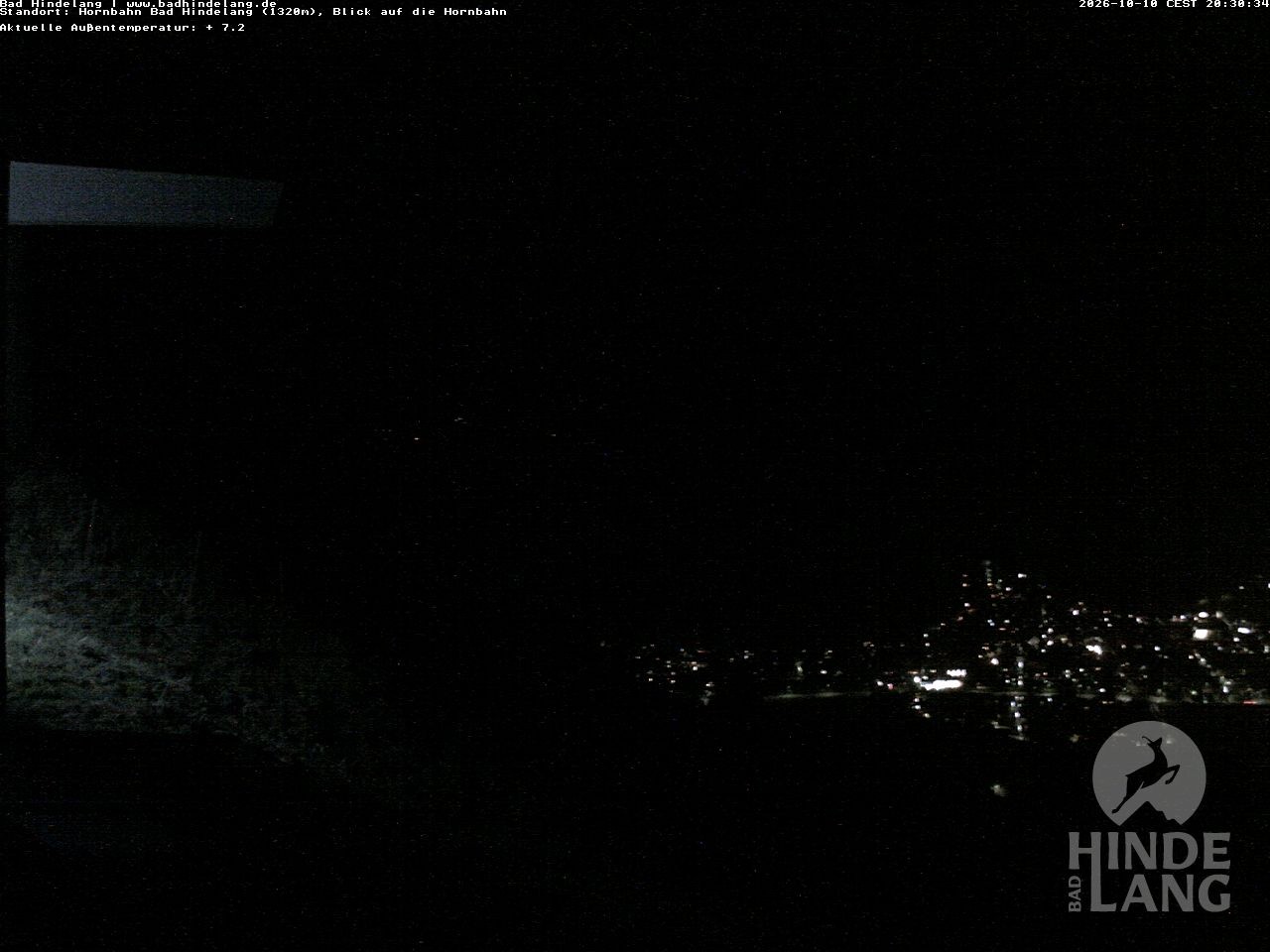 Archiv Foto Webcam Aussicht auf Bad Hindelang von der Hornbahn Bergstation