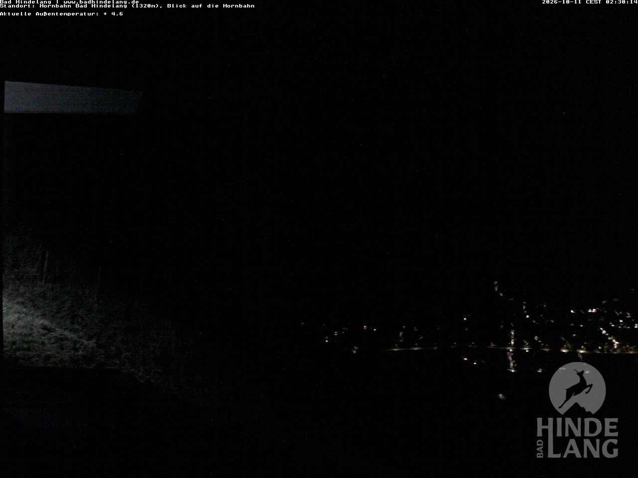 Archiv Foto Webcam Aussicht auf Bad Hindelang von der Hornbahn Bergstation