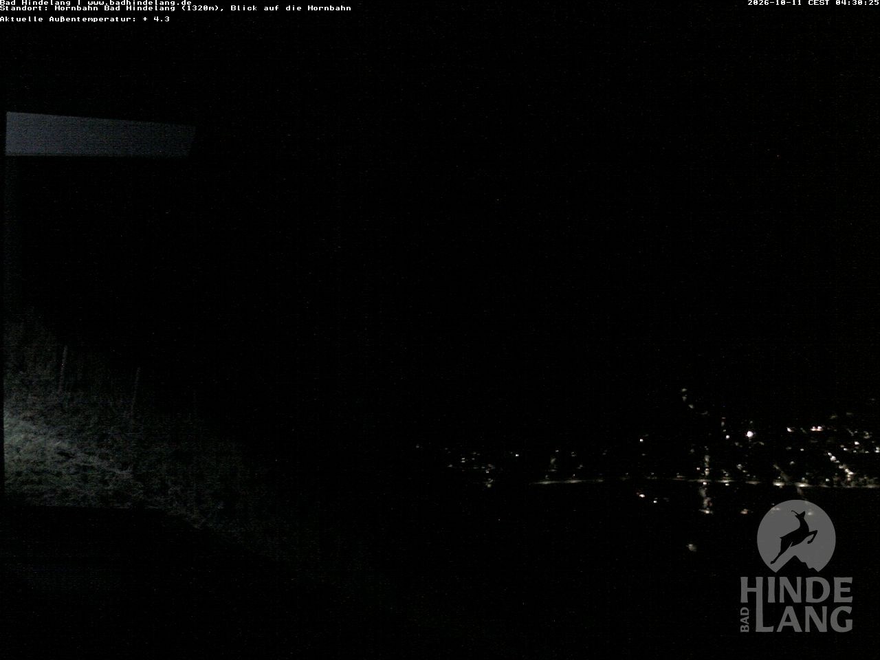 Archiv Foto Webcam Aussicht auf Bad Hindelang von der Hornbahn Bergstation