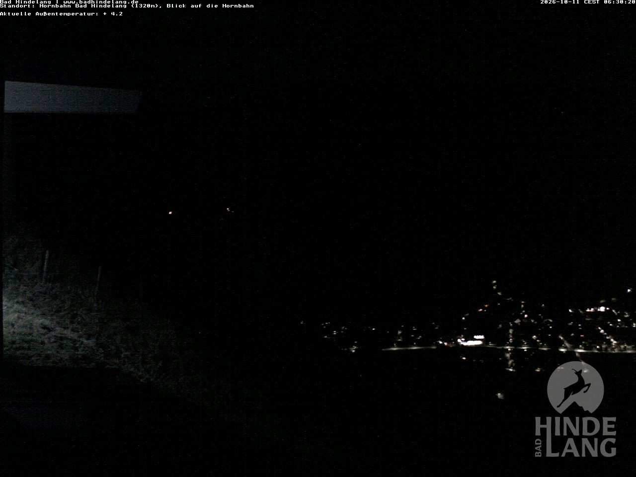 Archiv Foto Webcam Aussicht auf Bad Hindelang von der Hornbahn Bergstation