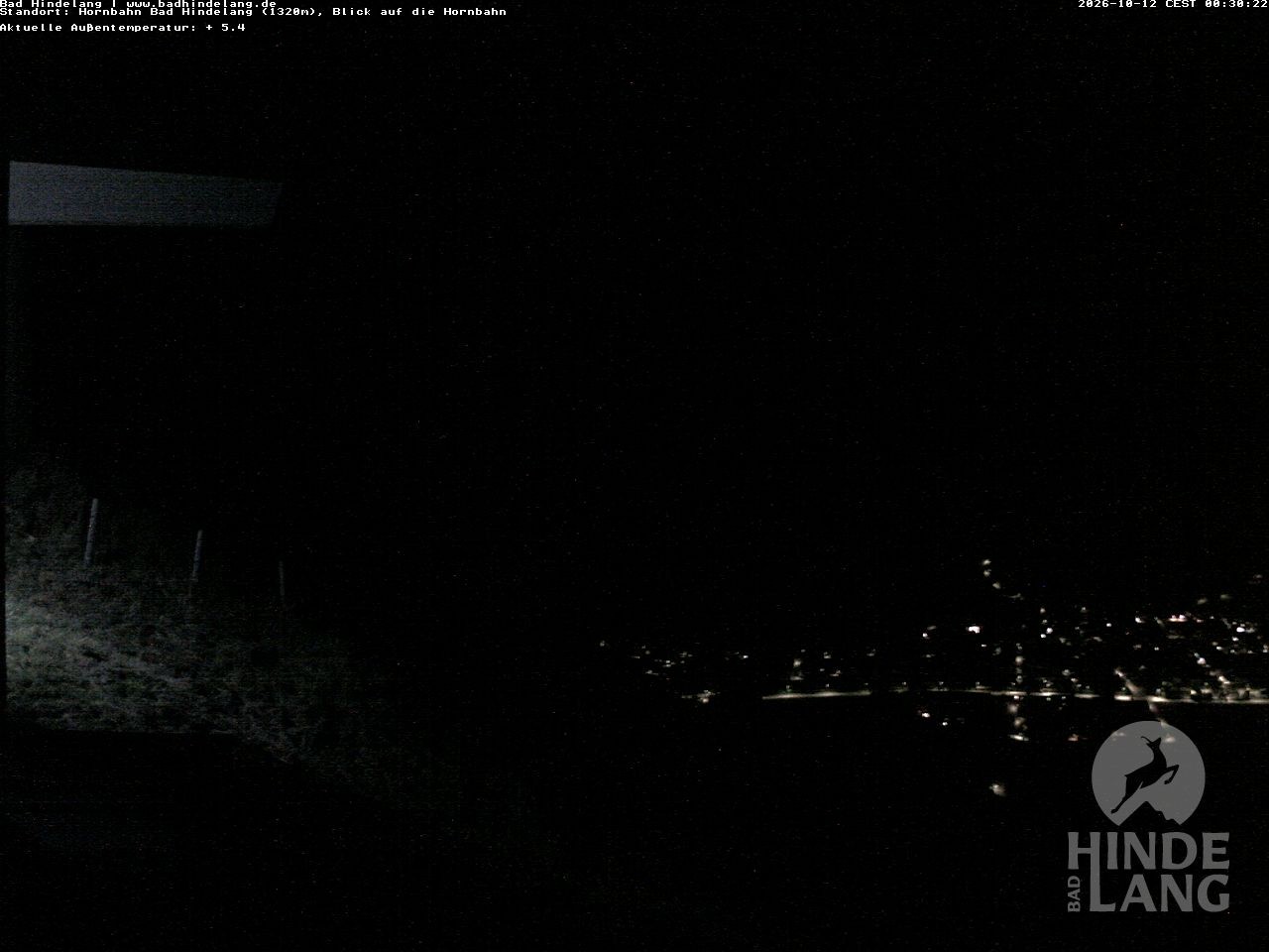 Archiv Foto Webcam Aussicht auf Bad Hindelang von der Hornbahn Bergstation