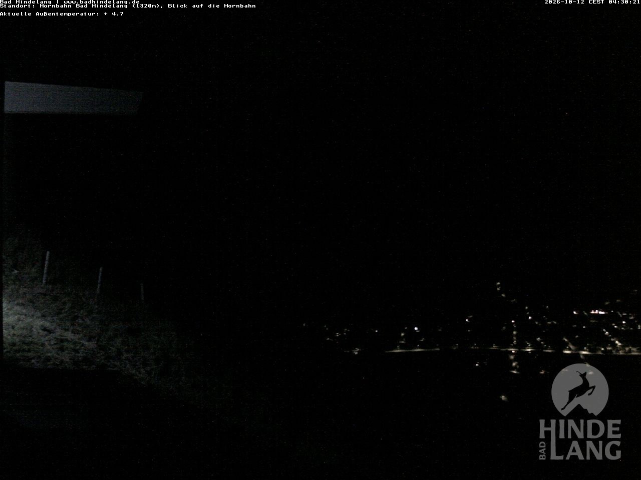 Archiv Foto Webcam Aussicht auf Bad Hindelang von der Hornbahn Bergstation