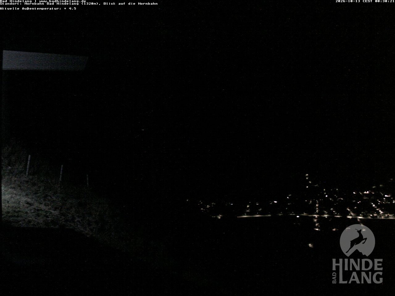 Archived image Webcam Mountain station Hornbahn
