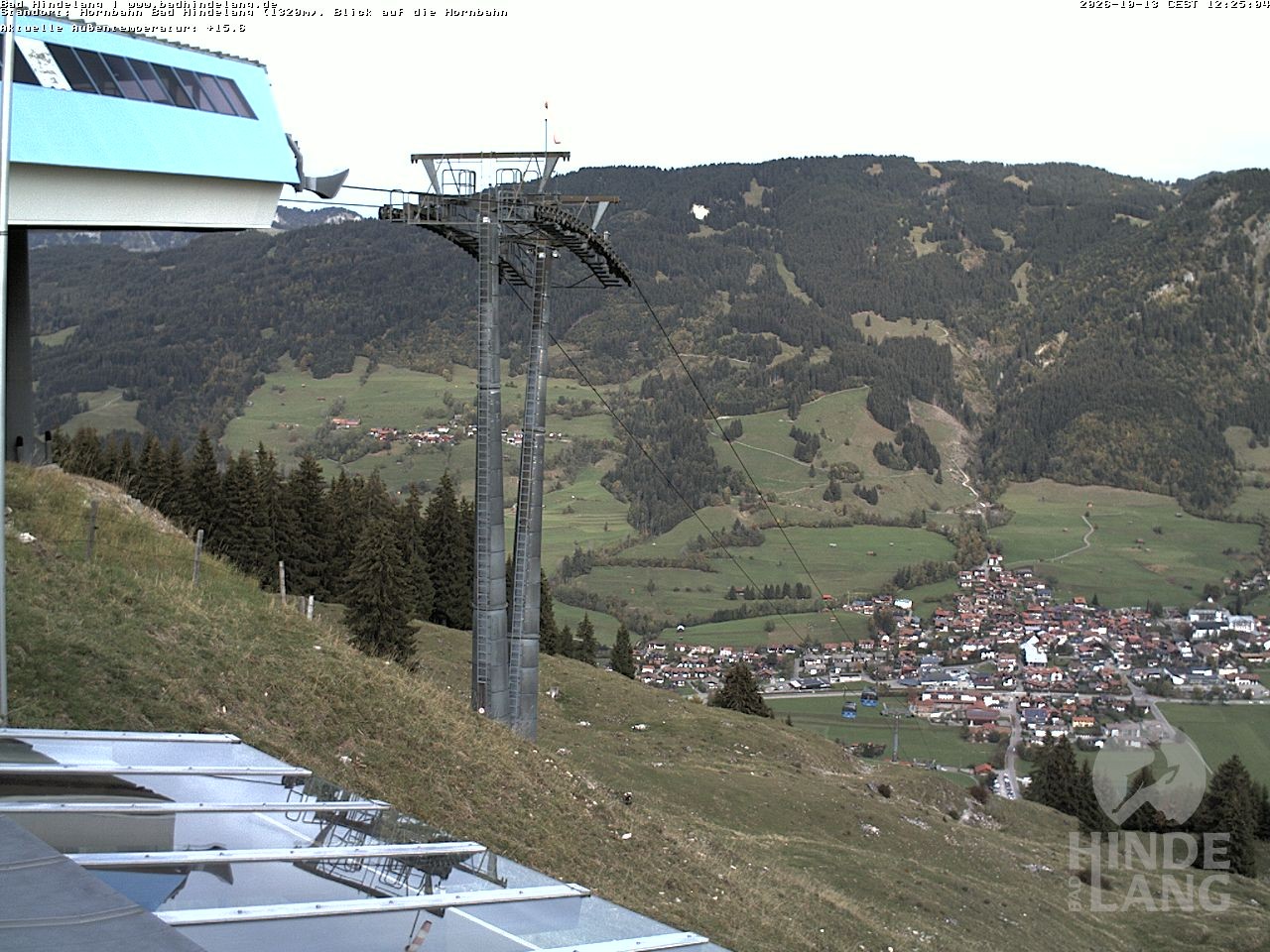 Archived image Webcam Mountain station Hornbahn