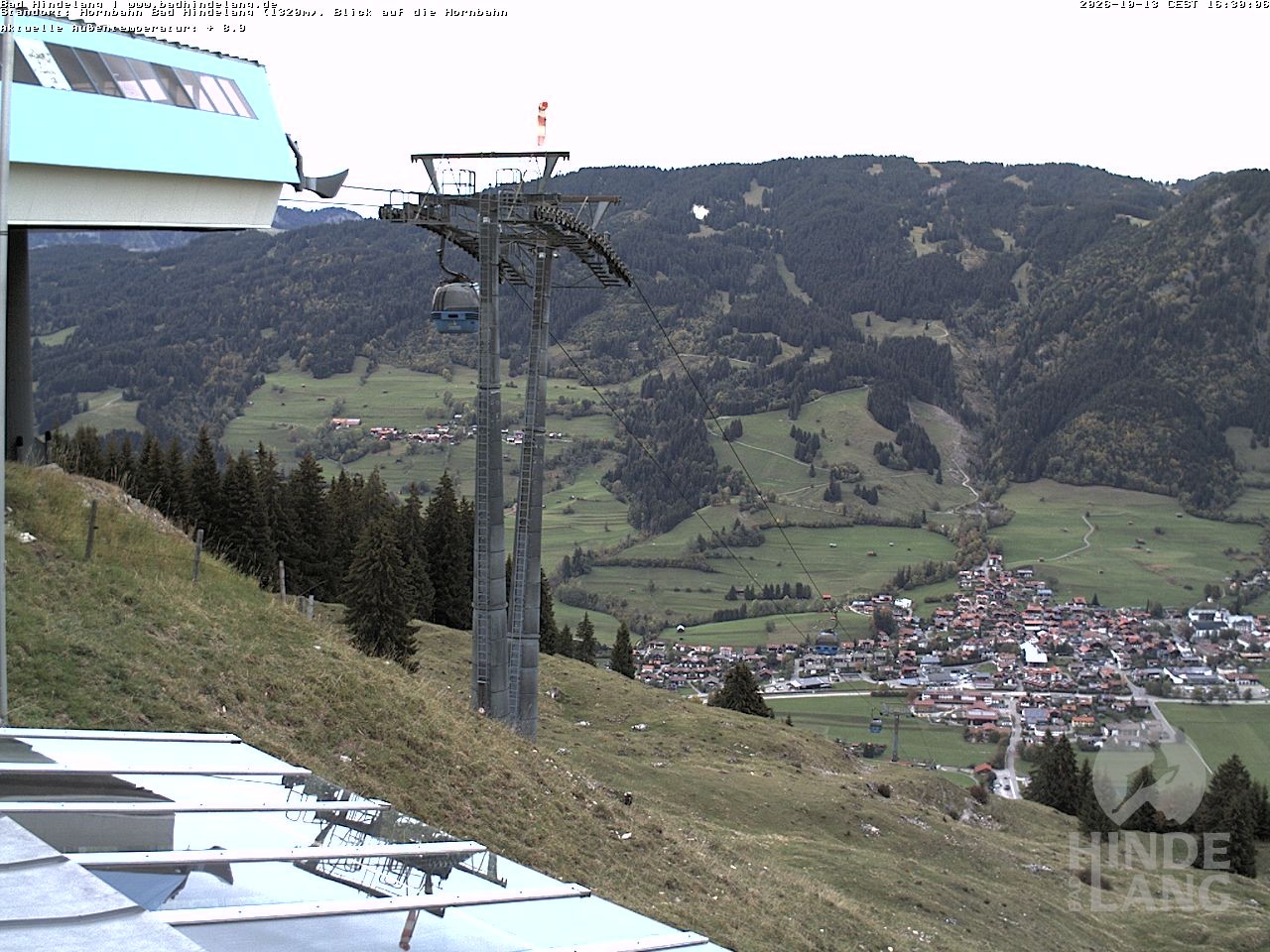 Archived image Webcam Mountain station Hornbahn