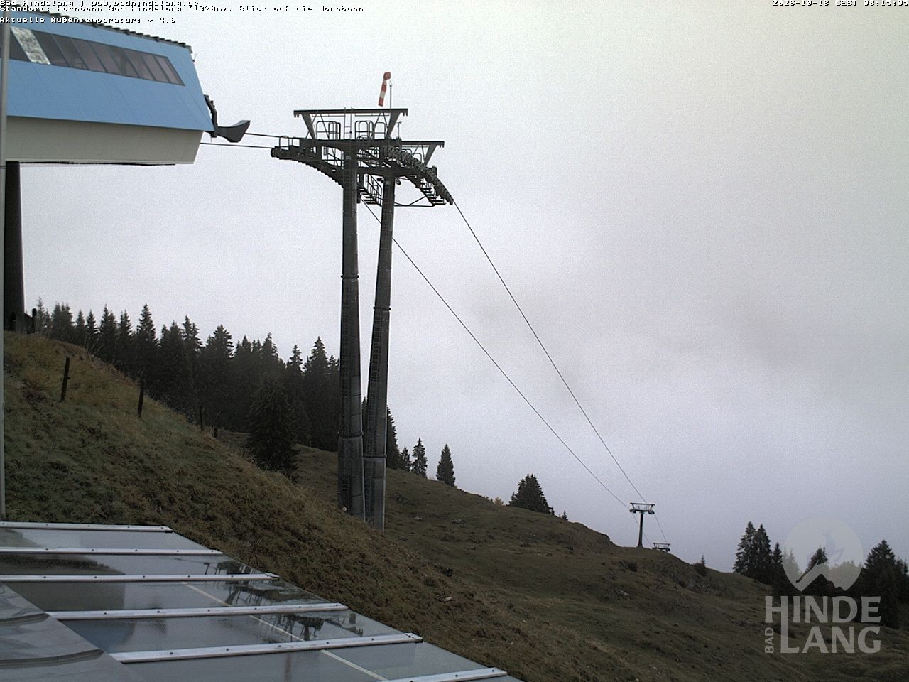 Archiv Foto Webcam Aussicht auf Bad Hindelang von der Hornbahn Bergstation