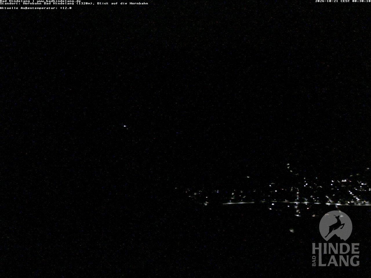 Archiv Foto Webcam Aussicht auf Bad Hindelang von der Hornbahn Bergstation
