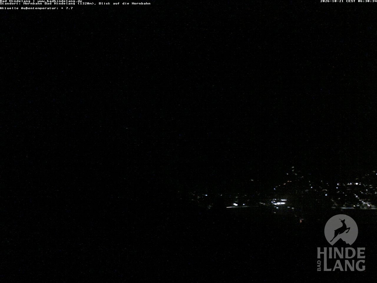 Archiv Foto Webcam Aussicht auf Bad Hindelang von der Hornbahn Bergstation