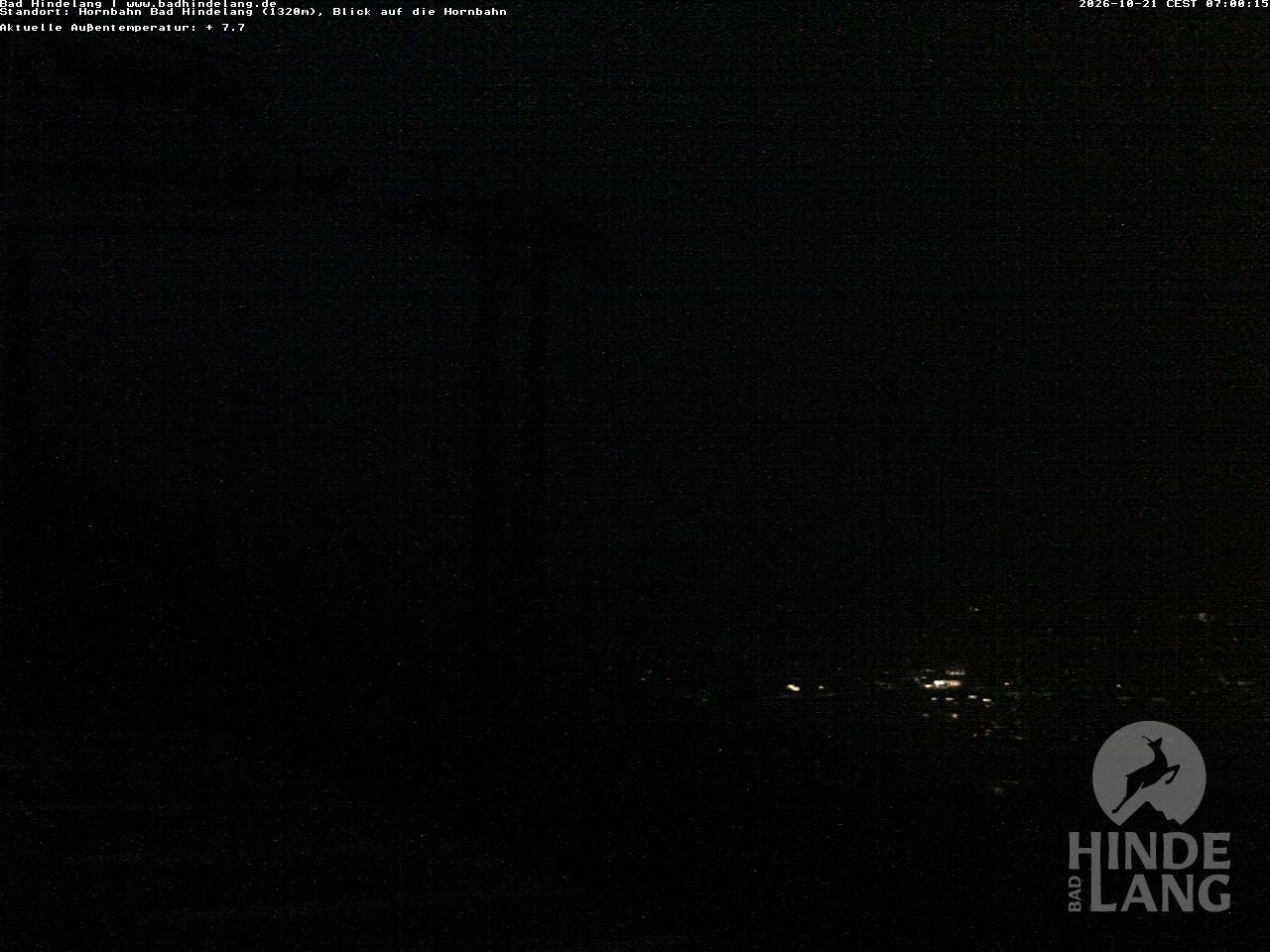 Archiv Foto Webcam Aussicht auf Bad Hindelang von der Hornbahn Bergstation