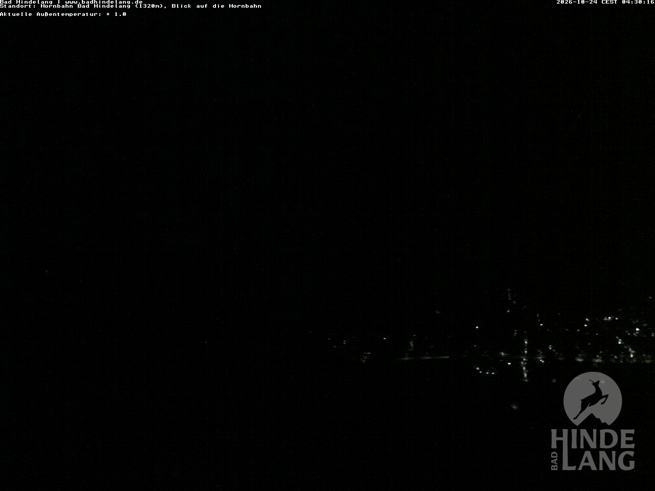 Archived image Webcam Mountain station Hornbahn