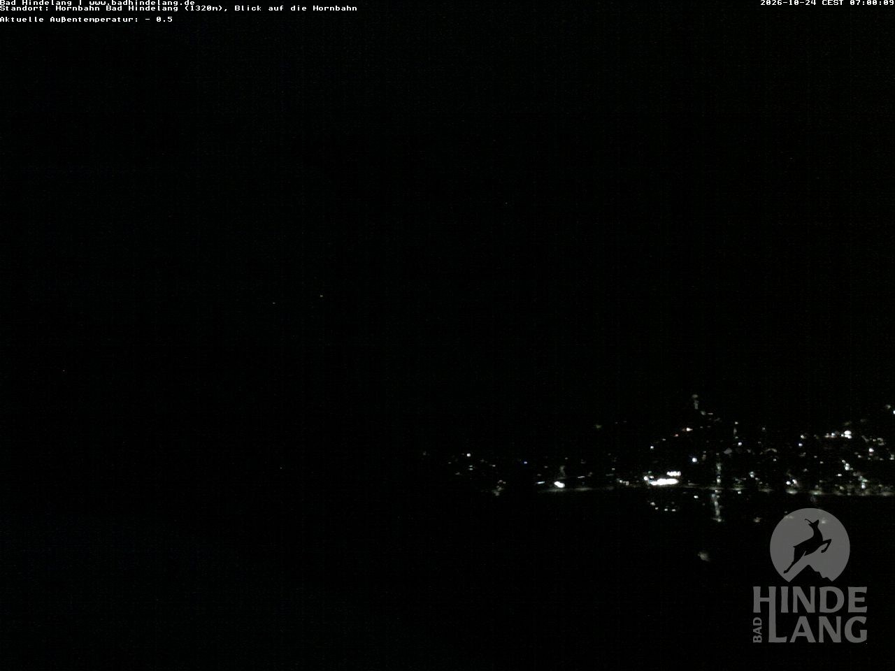 Archived image Webcam Mountain station Hornbahn