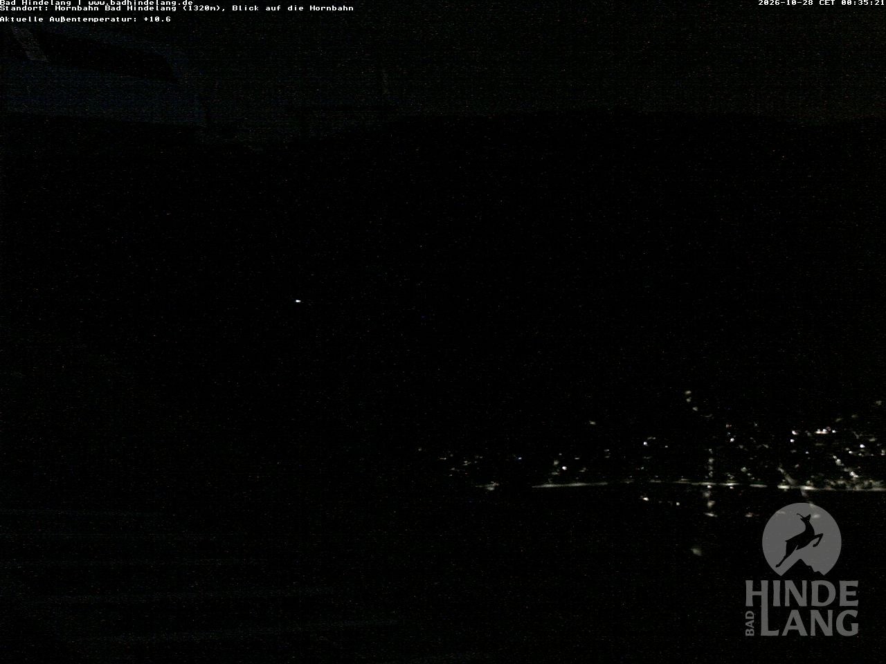 Archiv Foto Webcam Aussicht auf Bad Hindelang von der Hornbahn Bergstation