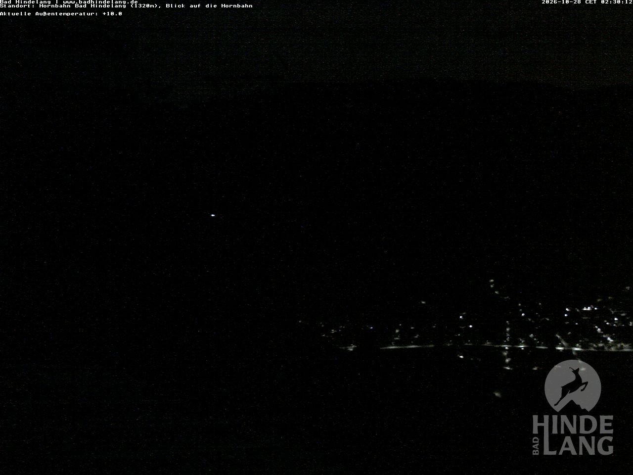 Archiv Foto Webcam Aussicht auf Bad Hindelang von der Hornbahn Bergstation
