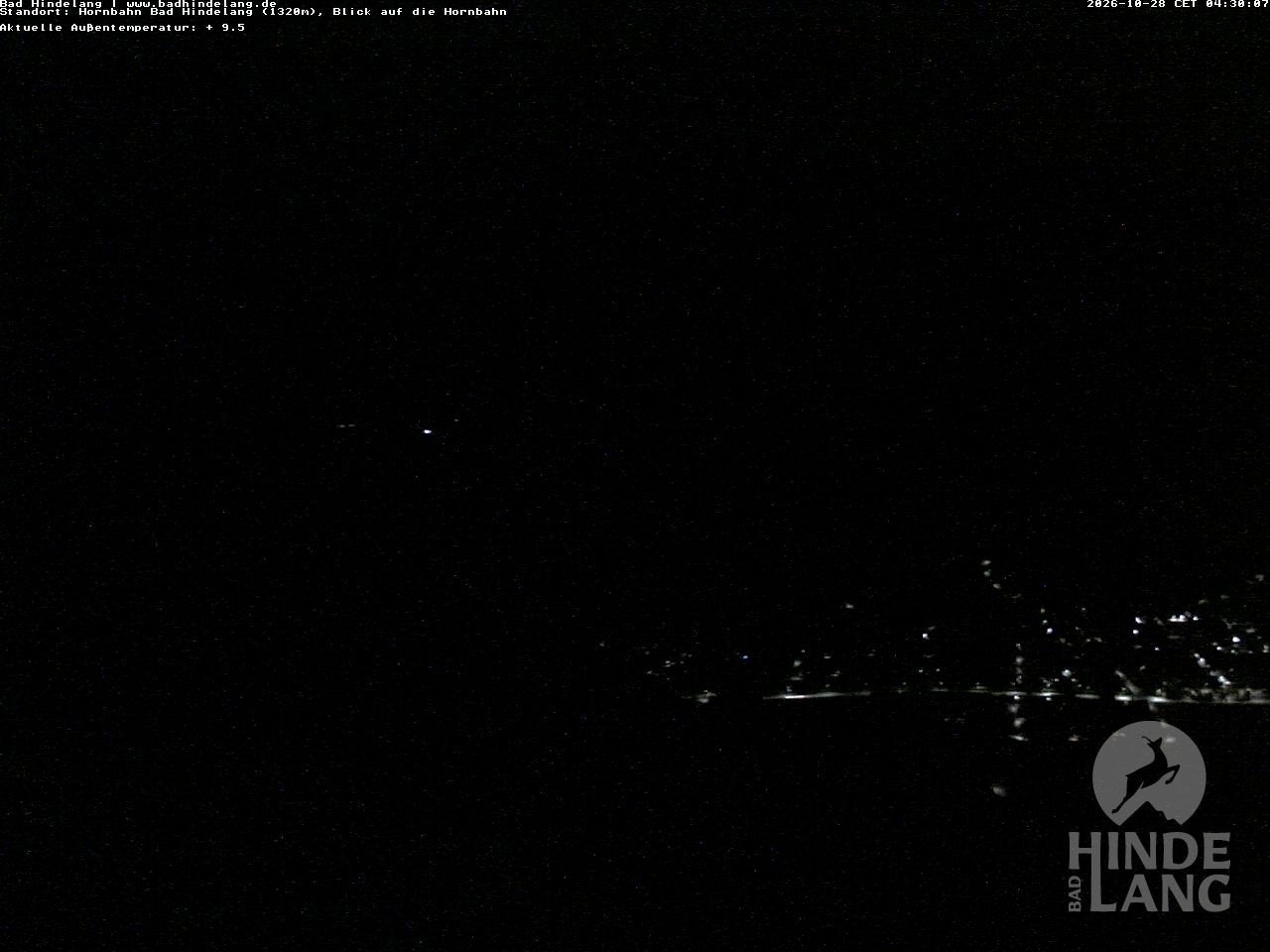 Archiv Foto Webcam Aussicht auf Bad Hindelang von der Hornbahn Bergstation