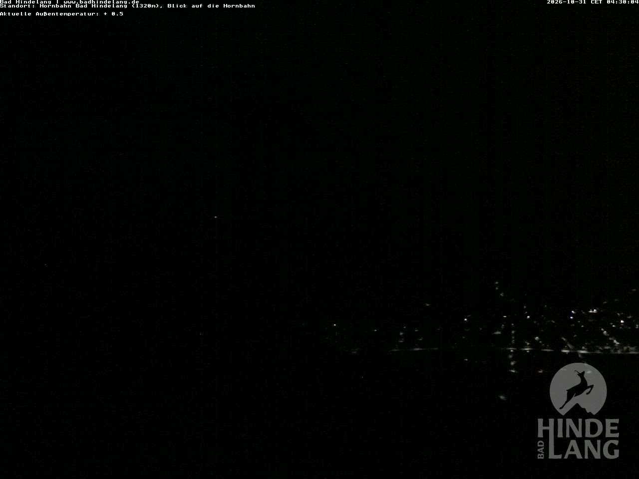 Archiv Foto Webcam Aussicht auf Bad Hindelang von der Hornbahn Bergstation
