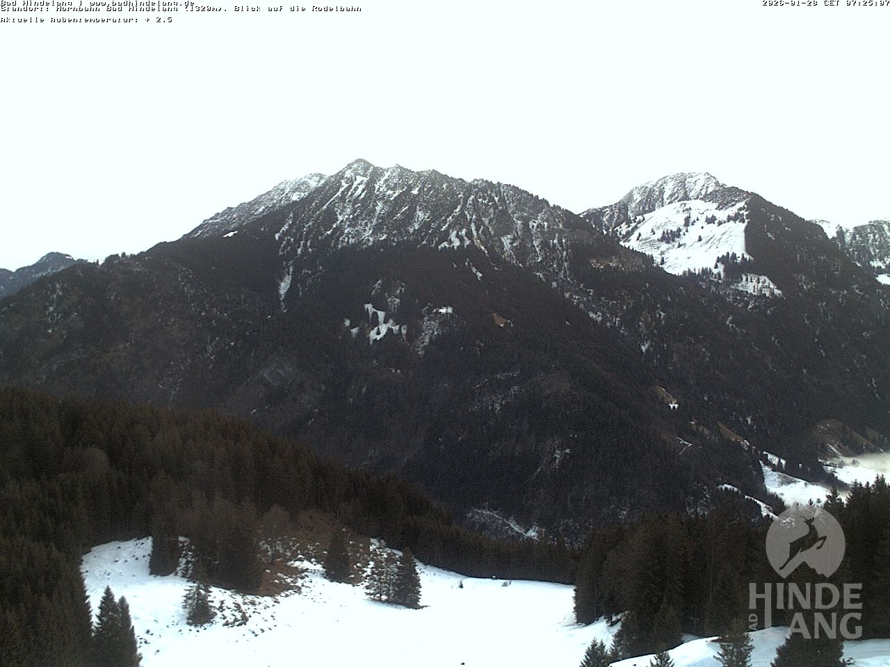 Archiv Foto Webcam Blick auf Hornalp