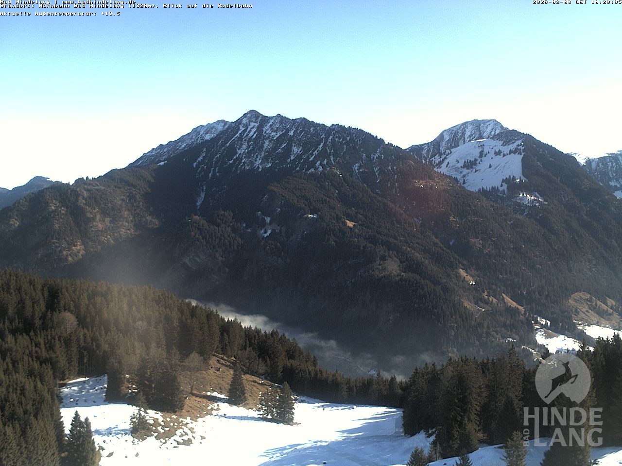 Archiv Foto Webcam Blick auf Hornalp