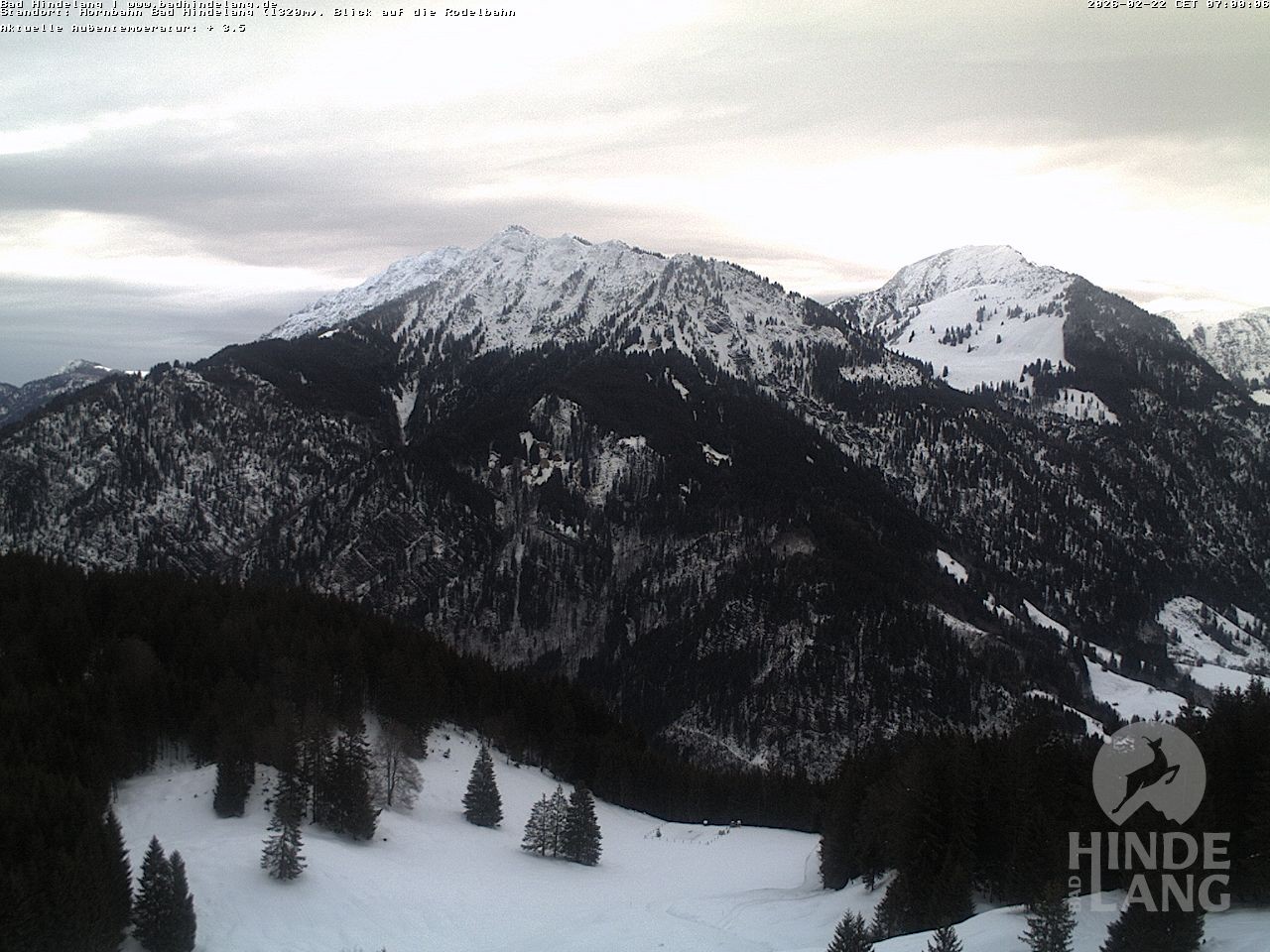 Archiv Foto Webcam Blick auf Hornalp