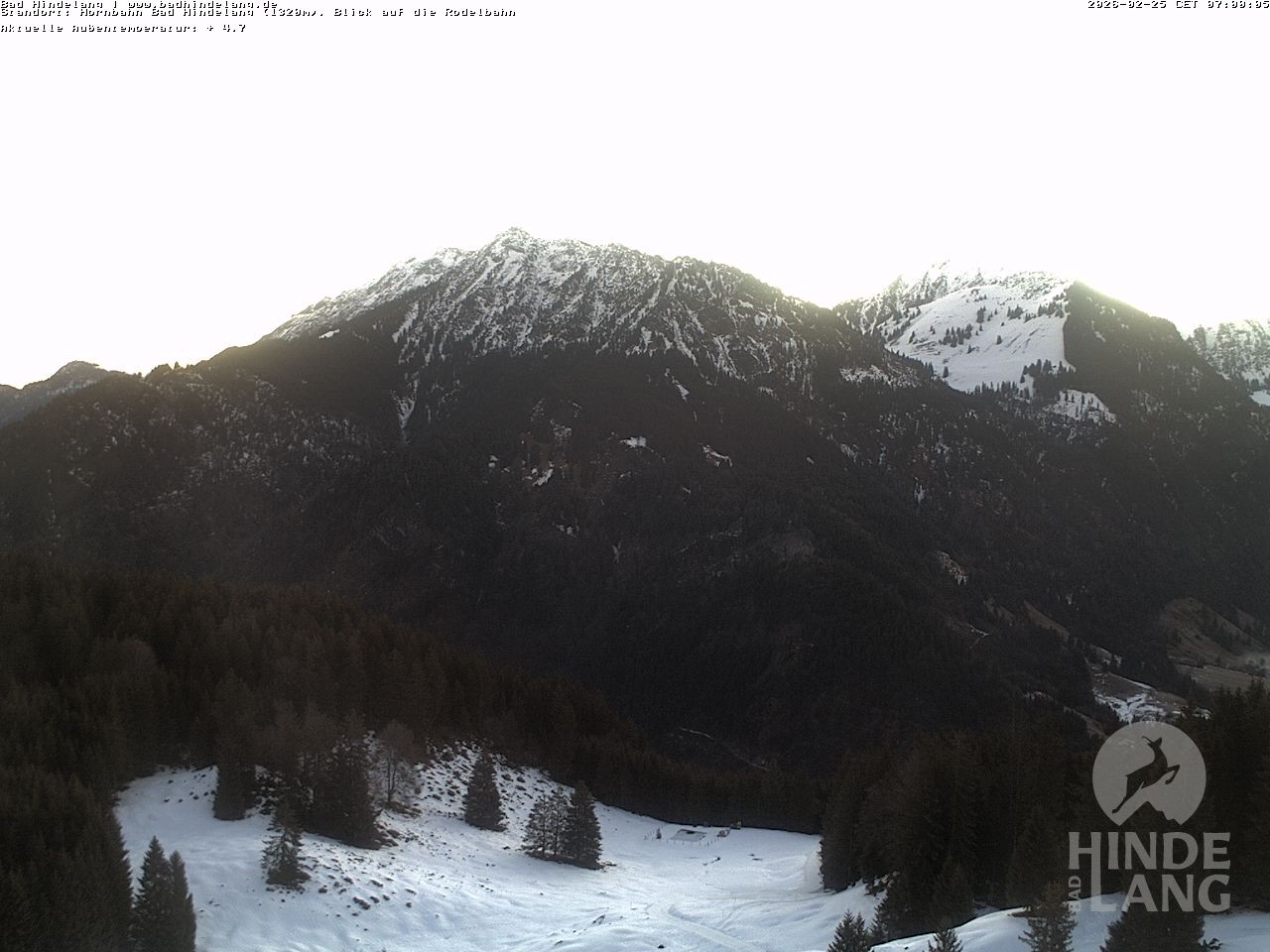 Archiv Foto Webcam Blick auf Hornalp