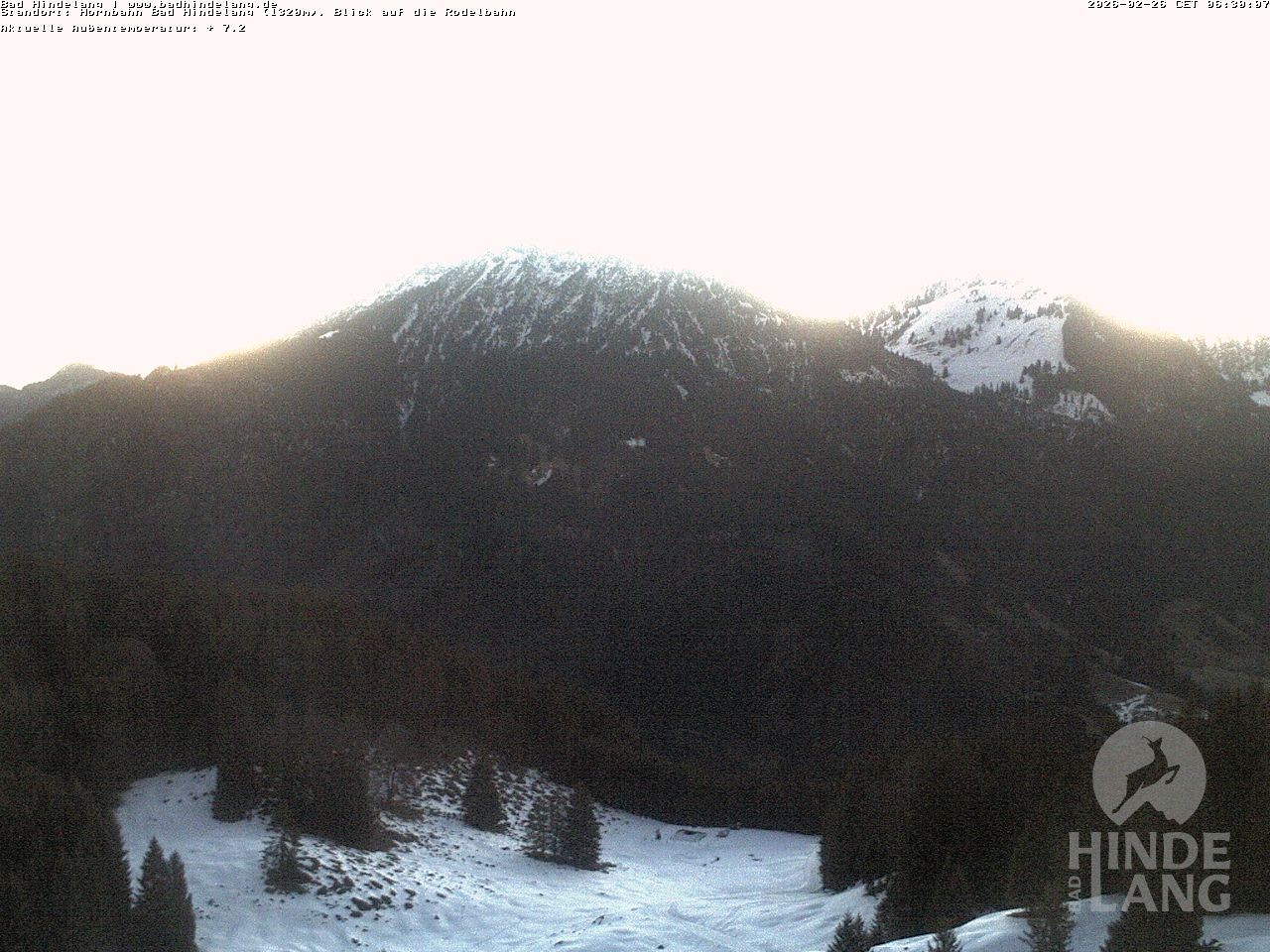 Archived image Webcam Bergstation Hahnenbahn Hindelang