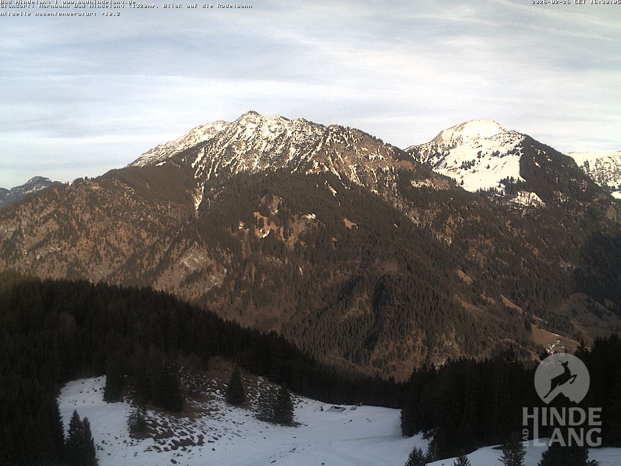 Archived image Webcam Bergstation Hahnenbahn Hindelang