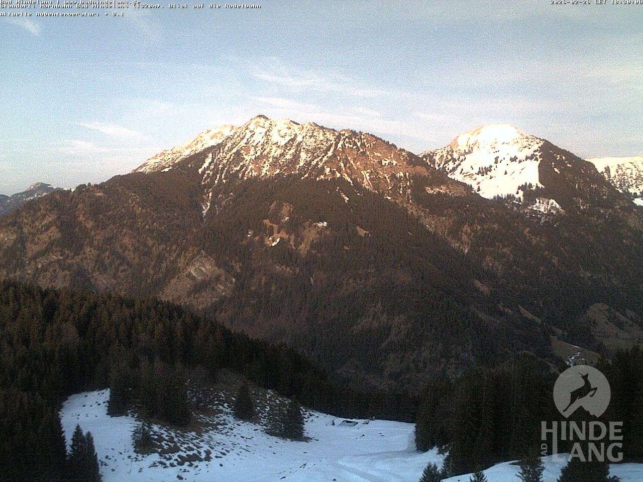 Archived image Webcam Bergstation Hahnenbahn Hindelang