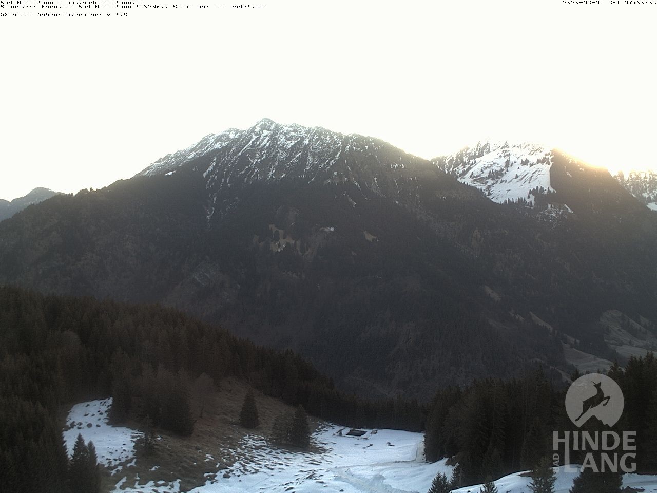 Archiv Foto Webcam Blick auf Hornalp