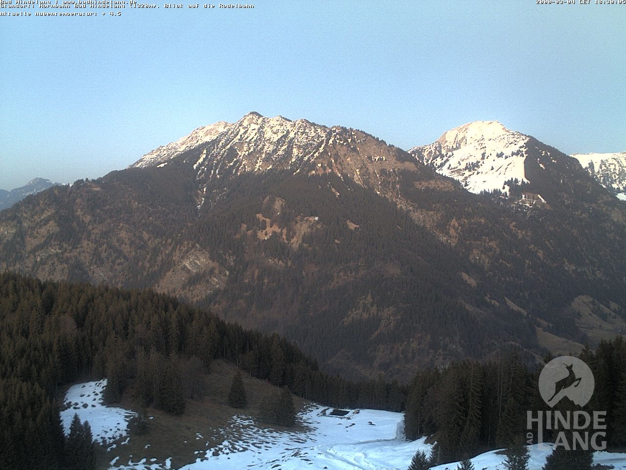 Archiv Foto Webcam Blick auf Hornalp