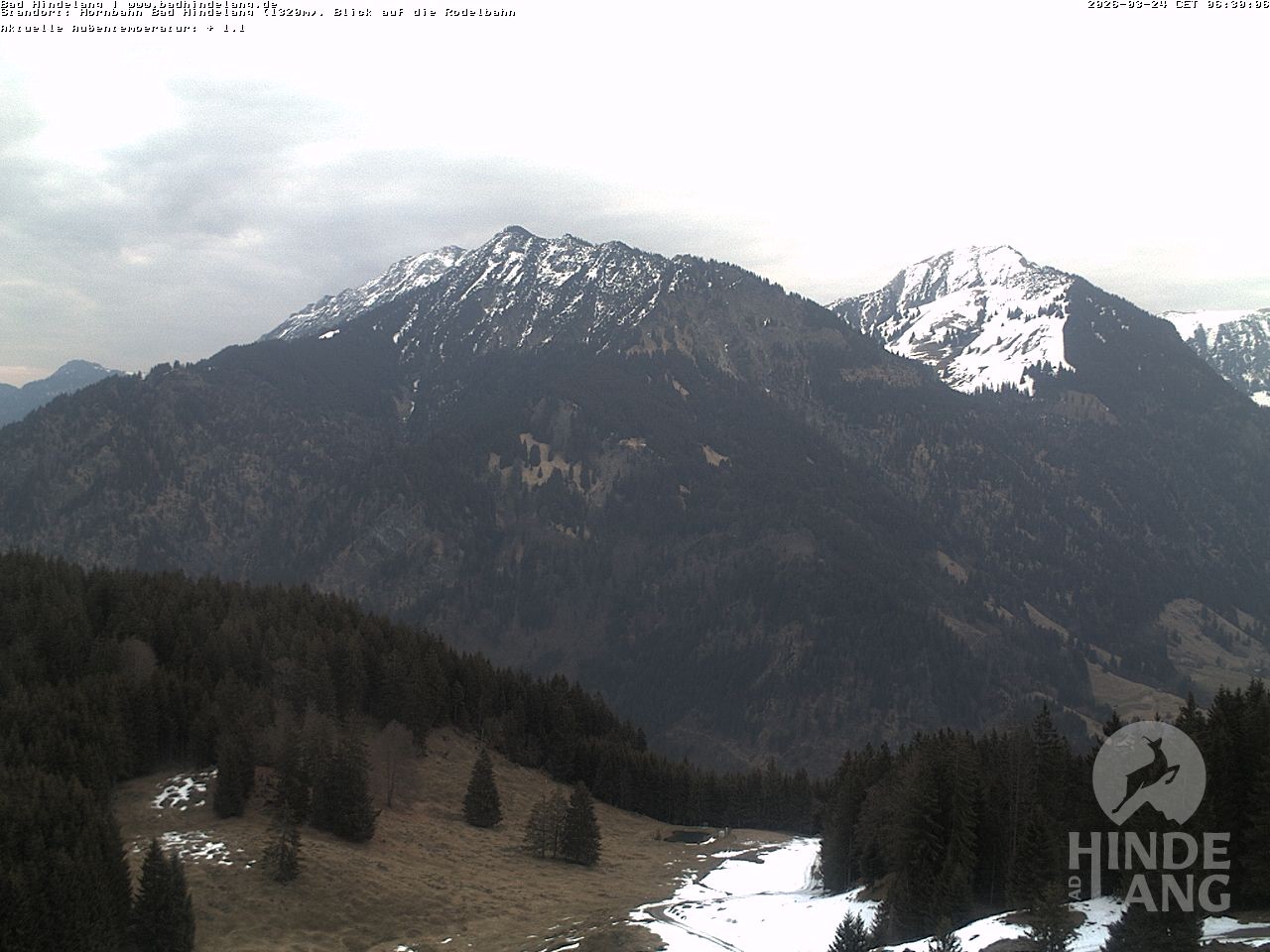 Archived image Webcam Bergstation Hahnenbahn Hindelang