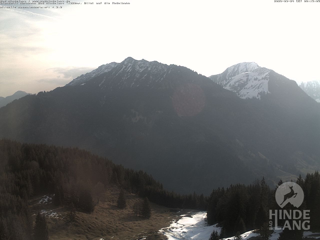 Archived image Webcam Bergstation Hahnenbahn Hindelang