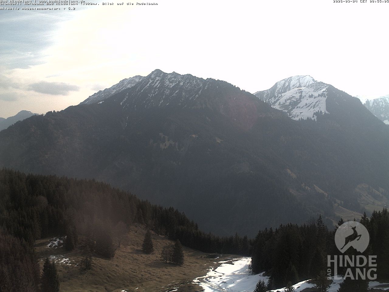 Archived image Webcam Bergstation Hahnenbahn Hindelang