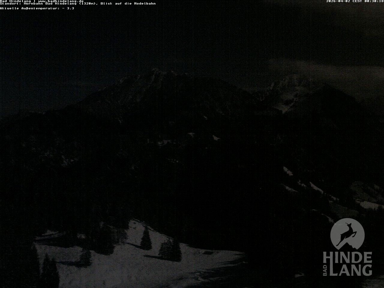 Archived image Webcam Bergstation Hahnenbahn Hindelang