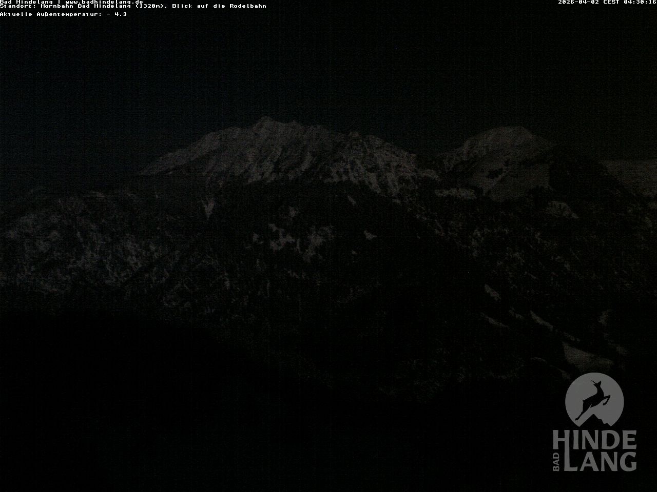 Archived image Webcam Bergstation Hahnenbahn Hindelang