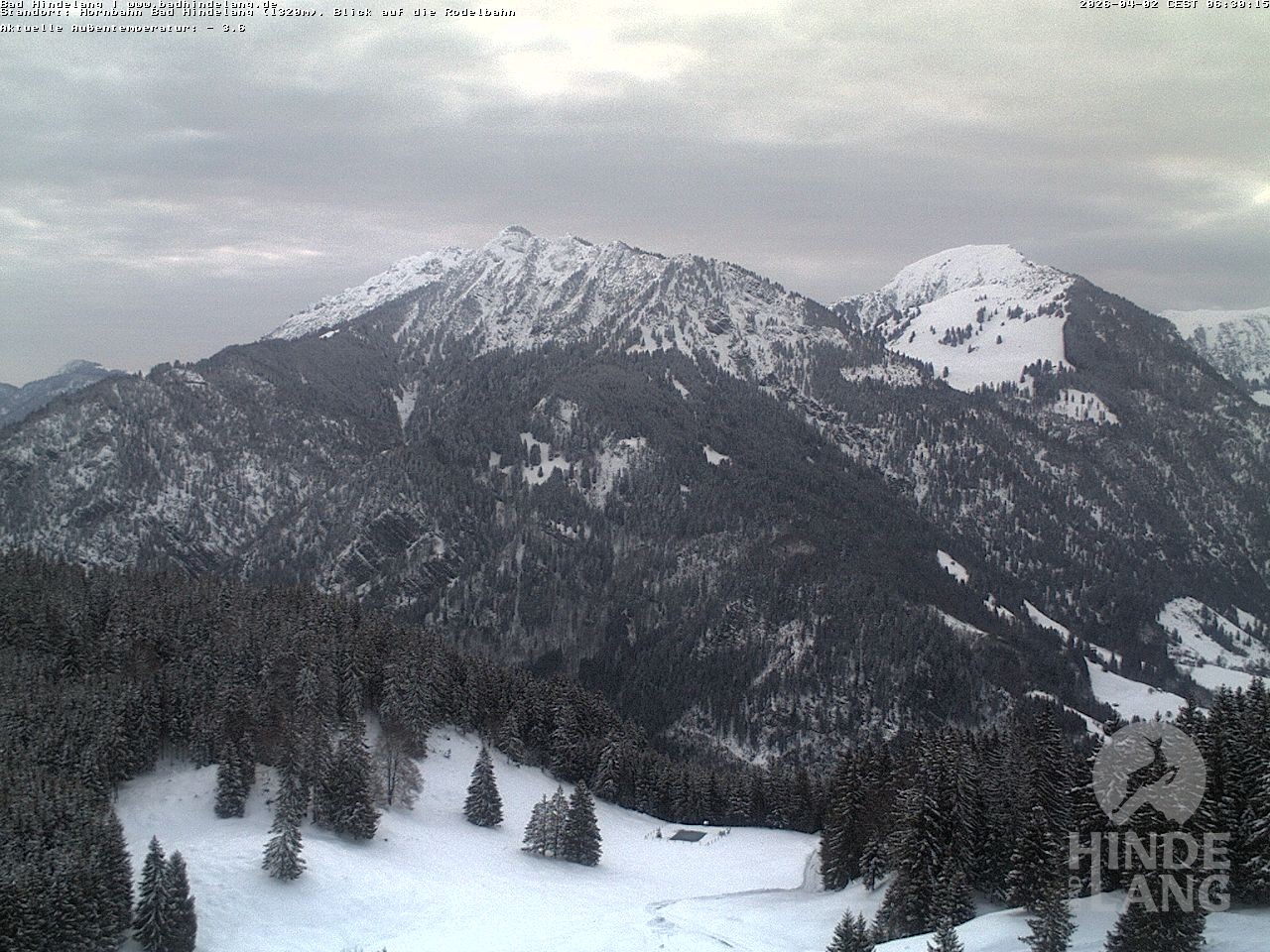 Archived image Webcam Bergstation Hahnenbahn Hindelang
