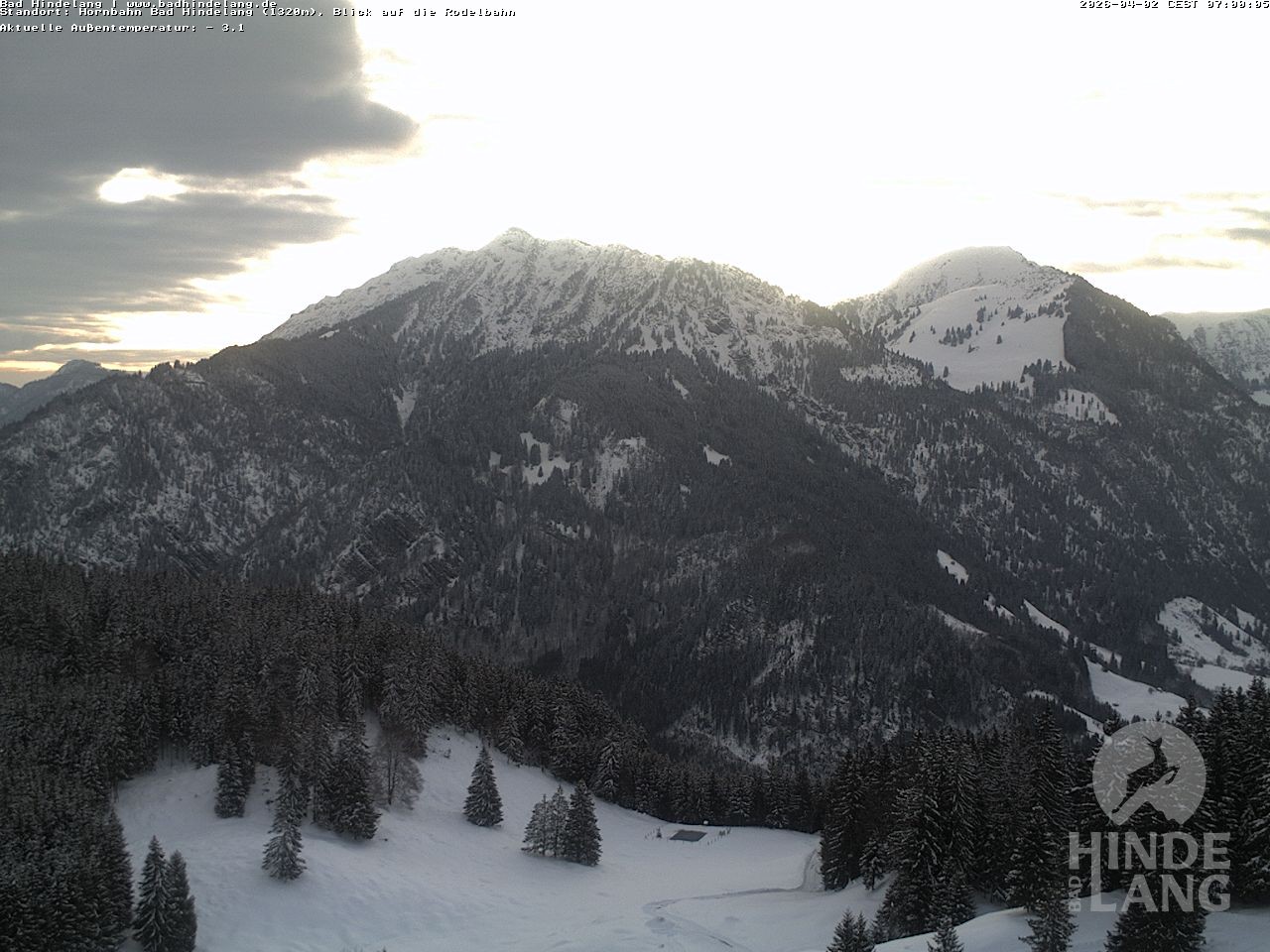 Archived image Webcam Bergstation Hahnenbahn Hindelang