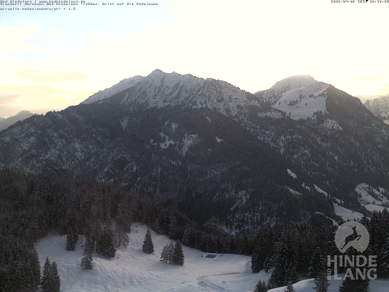 Archived image Webcam Bergstation Hahnenbahn Hindelang