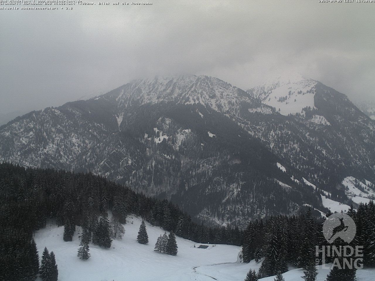 Archived image Webcam Bergstation Hahnenbahn Hindelang