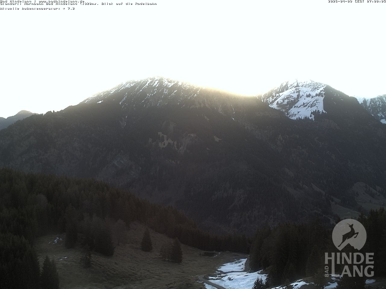 Archiv Foto Webcam Blick auf Hornalp