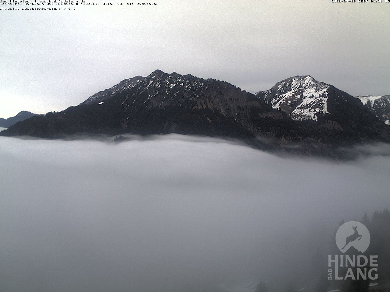 Archived image Webcam Bergstation Hahnenbahn Hindelang