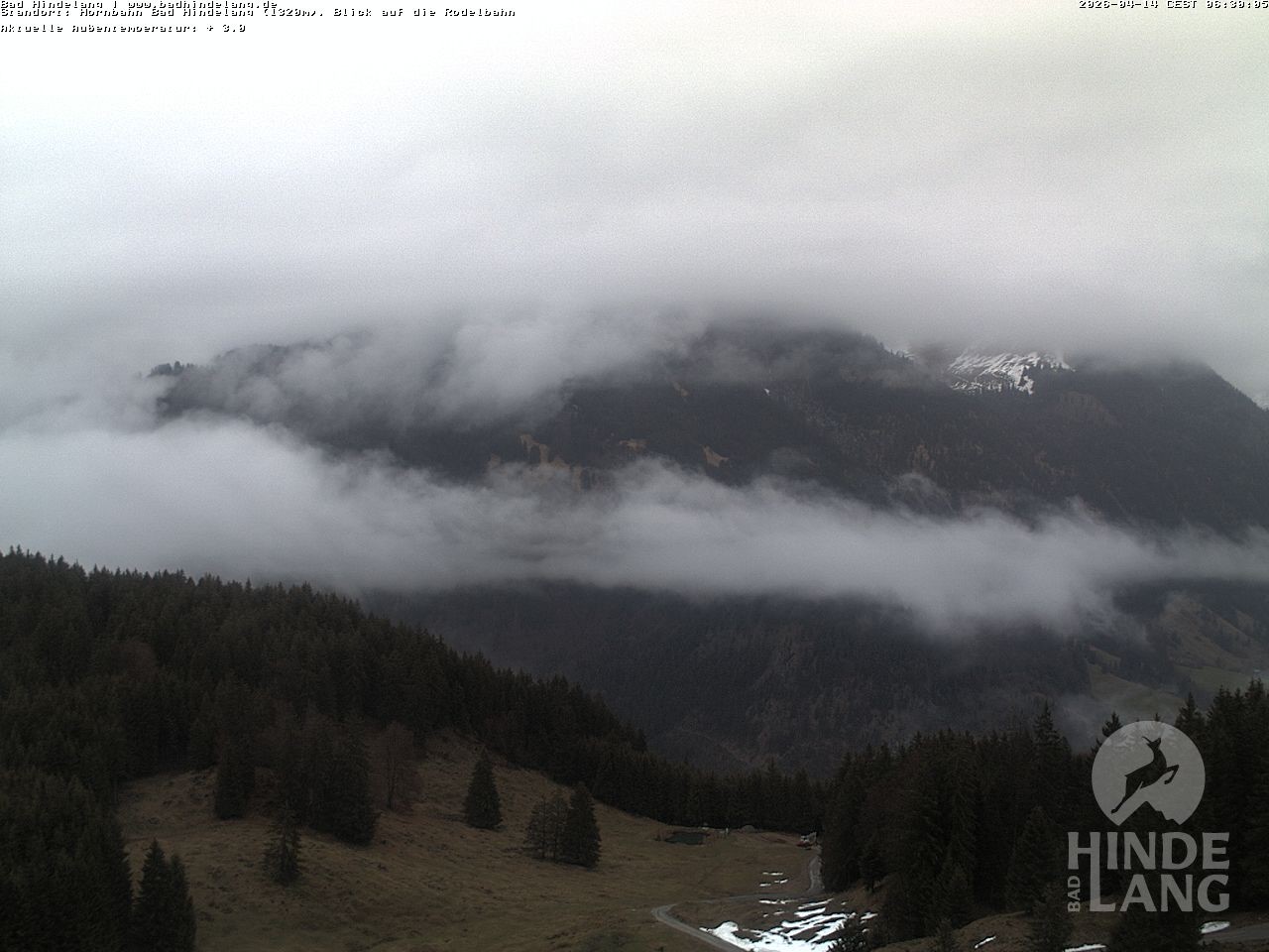 Archived image Webcam Bergstation Hahnenbahn Hindelang